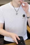84150-P28欧货短袖t恤男2024夏季潮牌潮修身半袖圆领烫钻男士潮，男装T恤，电商D310B