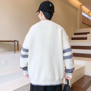 84533-P55秋冬休闲圆领毛衣男针织打底衫图片