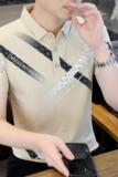 83020-P35夏季短袖t恤男士衫翻领半袖体恤透气上衣有领，男装T恤，电商D310B