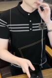 84113-P35春秋新款短袖T恤男休闲打底衫男士修身衫商务休闲，男装T恤，电商D310B