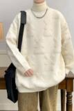 77161-P65秋冬新款休闲毛衣男长袖针织衫港风打底衫，男装针织衫/毛衣，电商D310B