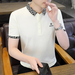 84030-P40 春秋新款短袖T恤男休闲打底衫图片