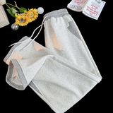 二开K2765-特P45卫裤男款秋季潮牌宽松垂感阔腿运动裤子休闲长裤，男装休闲裤，电商D310B