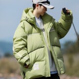 79009-特P258港风休闲男装羽绒服青少年大码时尚连帽面包服韩版，男装羽绒服，电商D310B