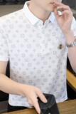 84052-P40衫男士夏季翻领高级感商务男装潮流欧货短袖男款，男装T恤，电商D310B