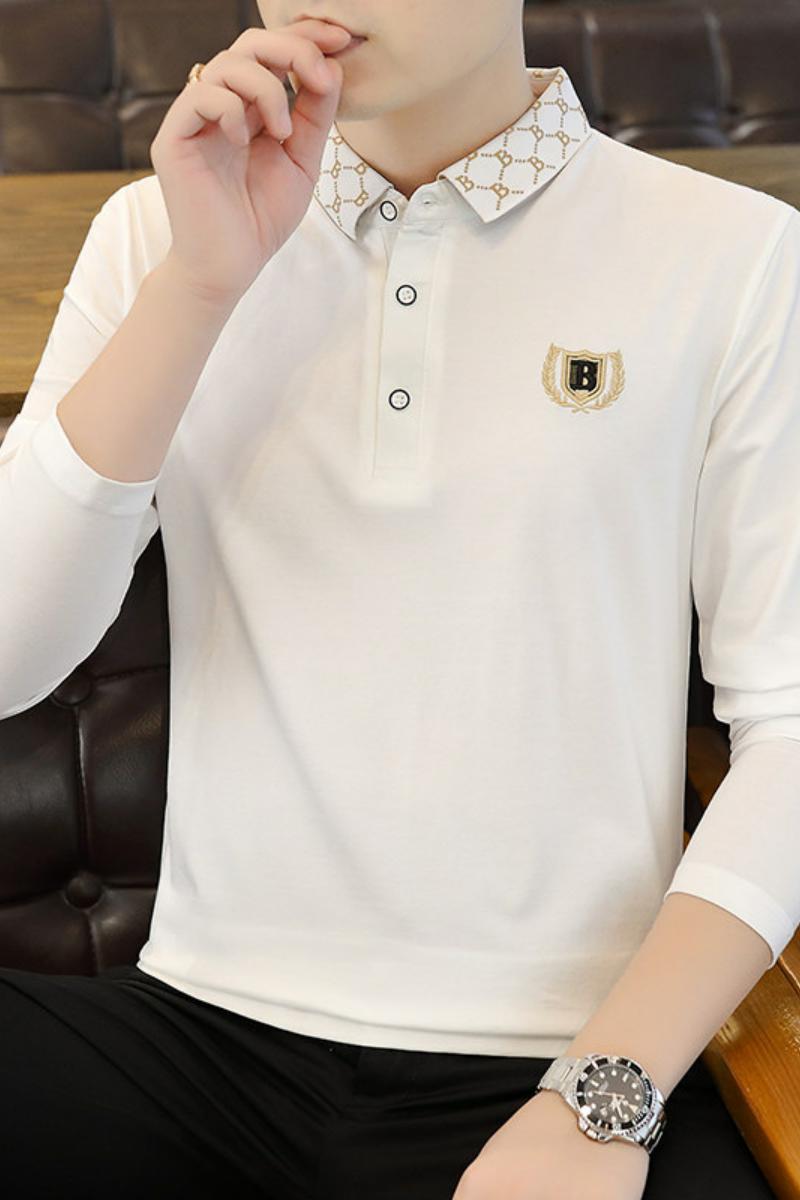T3711-P38秋季休闲长袖T恤男士宽松打底衫,男装T恤,电商D310B
