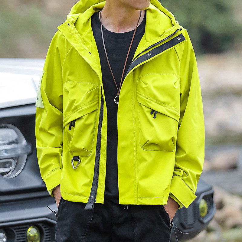 JK582-特P75机能风情侣户外冲锋衣女工装外套男士登山服夹克,男装夹克,电商D310B