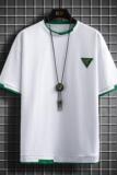 71647短袖t恤男装2022夏季新品宽松潮牌圆领个性印花男士纯棉，男装T恤，电商D310（原电商305）