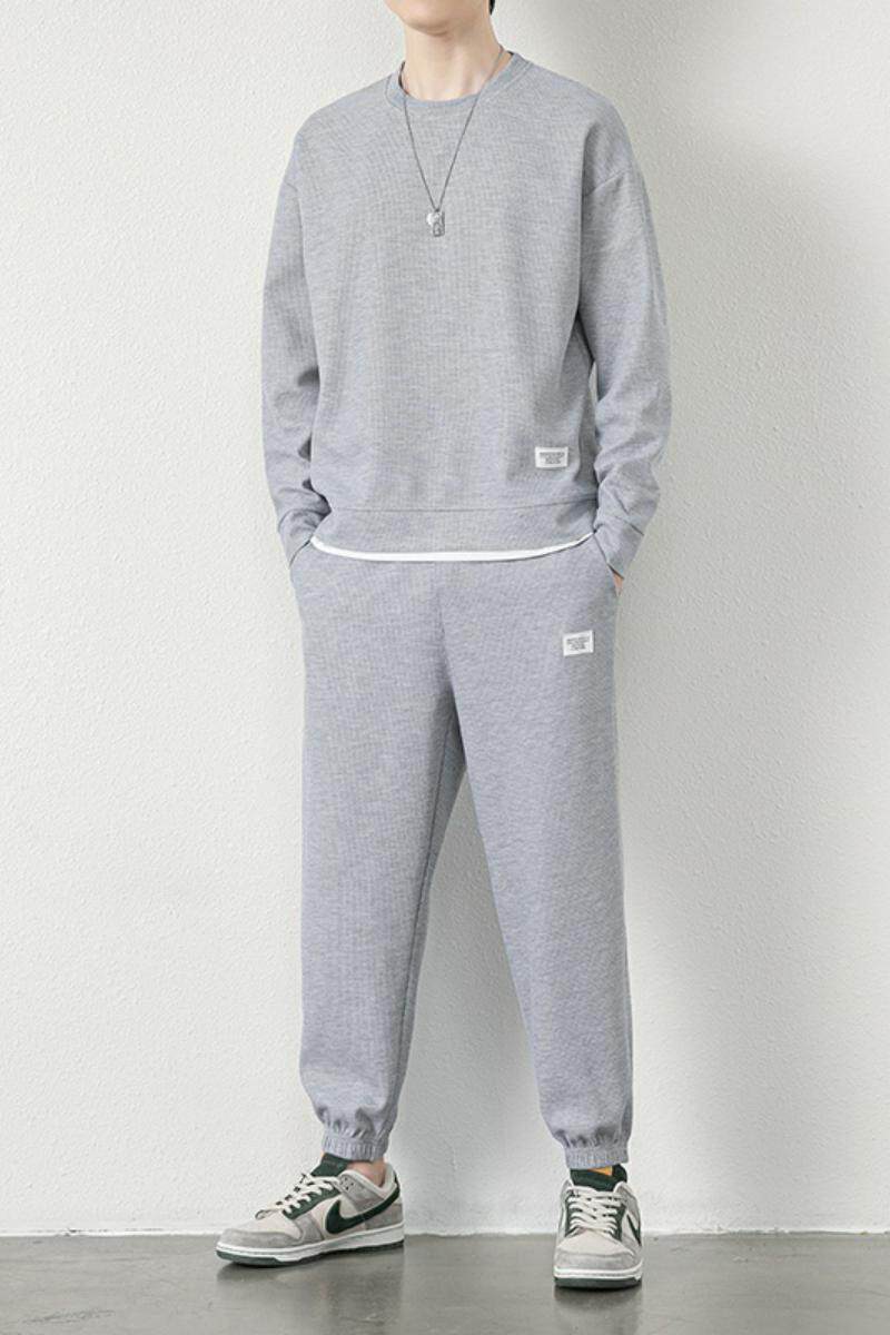 7811-P65卫衣休闲运动套装男士2023春秋季新款假两件潮牌衣服,男装卫衣,电商D310（原电商305）
