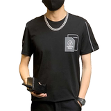 T3308-P30夏季短袖t恤男潮牌潮流男装半截袖体恤圆领休闲男士上衣，男装T恤，电商D310B