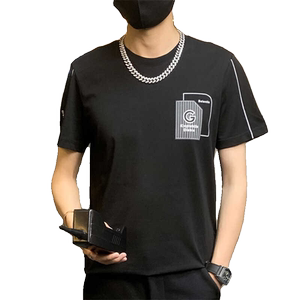 T3308-P30夏季短袖t恤男潮牌潮流男装半截袖体恤圆领休闲男士上衣图片