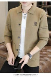 84826-P60 秋季开衫毛衣男长袖针织衫外套 群文件8.9图片