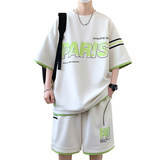TZ24359-特P50套装男夏季青少年短袖短裤搭配一套休闲运动两件套，男装T恤，电商D310B