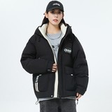 79006-特P258连帽派克服羽绒服男款冬季潮牌加厚情侣面包服，男装羽绒服，电商D310B