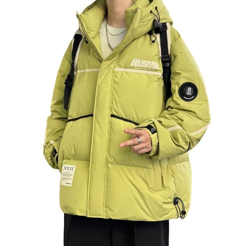 79009-特P258男生羽绒服男外套连帽风宽松潮流冬季加厚防风保暖,男装羽绒服,电商D310B