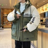 79011-特P258冬季男士羽绒服外套短款连帽宽松潮流加厚保暖港风，男装羽绒服，电商D310B