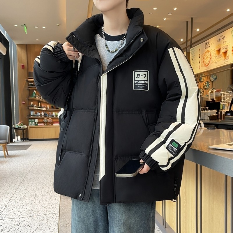 79008-特P248立领羽绒服男短款冬季潮牌痞帅青少年学生加厚外套图片
