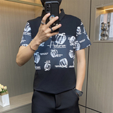PL027-特P35控55男半袖Polo衫男短袖夏季翻领冰丝体恤打底衫，男装Polo衫，电商D310B