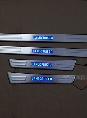 适用98-07款兰德酷路泽LC100门槛条led带灯发光 陆巡4700迎宾踏板