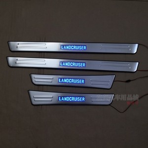 适用98-07款兰德酷路泽LC100门槛条led带灯发光 陆巡4700迎宾踏板