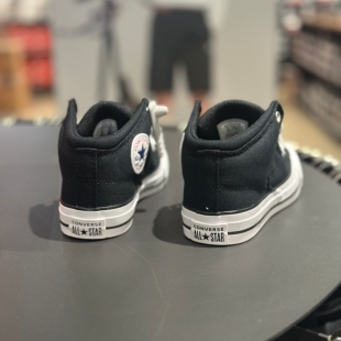 Converse/匡威All Star黑色男女经典款中帮休闲帆布鞋板鞋A22387C