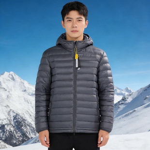 900蓬鹅绒 95绒子排骨羽绒服秋冬季保暖连帽新科技面料防漏绒防寒