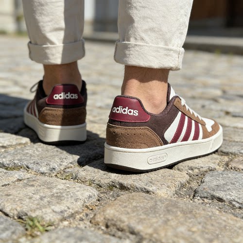 Adidas阿迪达斯厚底板鞋男子舒适百搭美拉德配色运动休闲鞋JP8236