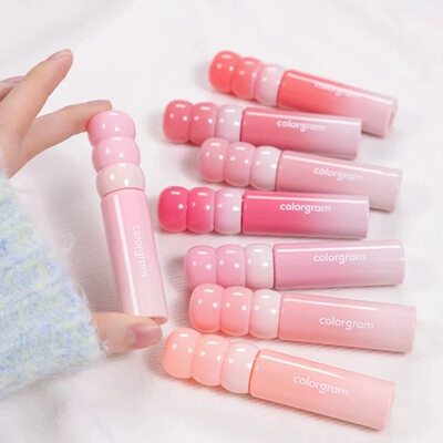 嫩嘟嘟colorgram糖葫芦唇釉Fruity水光镜面唇蜜口红显白果汁学生