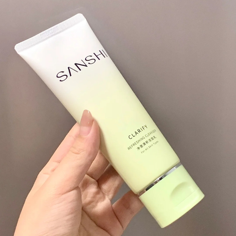 画梅推荐！SANSHI三式洗面奶糖脂