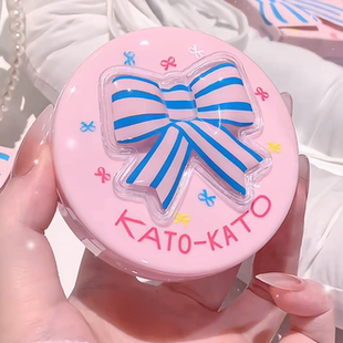 画眉同款!KATO恰好合拍粉饼持久控油不易脱妆干湿两用蜜粉饼油皮