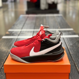 NikeTeam Hustle耐克大童青少年女子篮球鞋防滑正CW6735-002-607