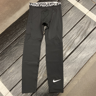 篮球运动训练跑步速干DM8530 010 健身裤 Nike耐克大童青少年紧身裤