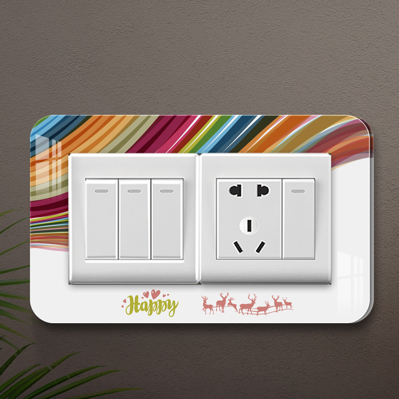 墙壁遮丑创意设计个性插座保护套