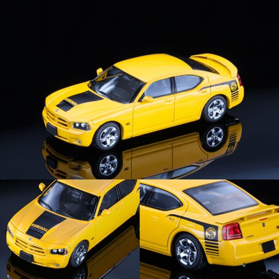 Rollin 1:64 道奇战马 超级蜂大黄蜂Dodge Charger08 R/T合金车模