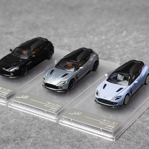 KM 1:64 阿斯顿马丁 猎装版 Vanquish Zagato瓦罐合金汽车模型