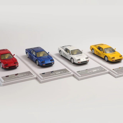 XF 1:64 法拉利testarossa 特斯塔罗萨 后盖可开 合金汽车模型