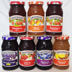 美国斯味可面包涂抹酱真果肉果酱Smuckers Strawberry Preserves