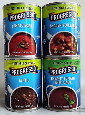 美国浦氏速食汤西餐蔬菜汤即食代餐Progresso Vegetable Soup