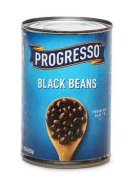 现货Progresso Black Beans美国进口浦氏黑豆罐头425g