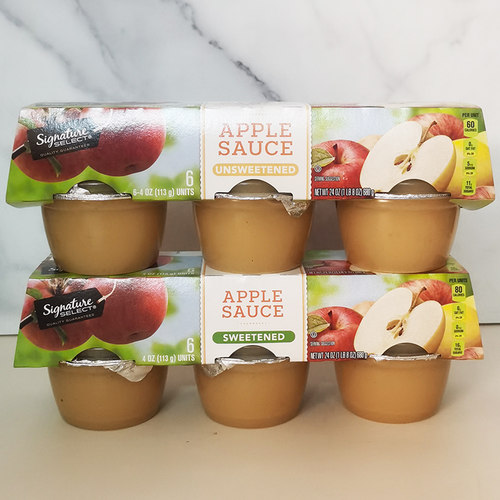 美国塞夫威牌苹果酱苹果泥Signature Select Apple Sauce无蔗糖