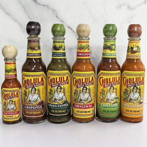 墨西哥进口Cholula辣椒酱汁Hot Sauce原味 蒜味 青柠味 青椒味