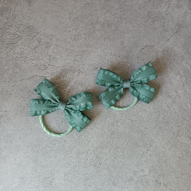 原创设计宝宝头绳囡豆儿织带甜美