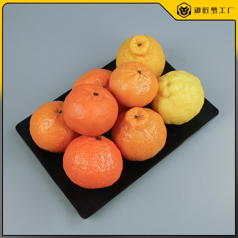 假橙子仿真水果模型苹果桃子道具