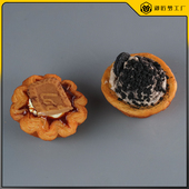 仿真澳挞可颂蛋挞模型假太阳花蛋挞模具网红小吃装 饰摆件美食道具