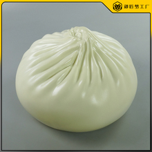 大型玻璃钢仿真包子雕塑定制中式早餐模型卡通创意装饰饺子摆件
