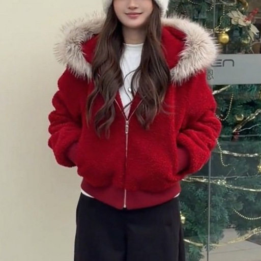 韩系高级感毛领连帽加棉外套女冬新款巨好看休闲棉服加厚保暖上衣,女装/女士精品,短外套,淘宝优惠券,粉丝福利购,淘宝优惠卷