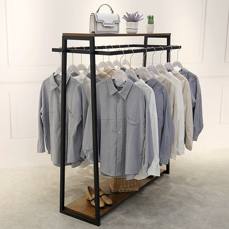 服装展示架中岛架子女装男装童装铁艺货架