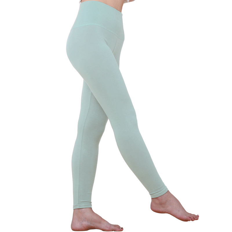 纯棉女士秋裤内穿高腰大码单件薄款线裤修身不加绒加厚收腹打底裤