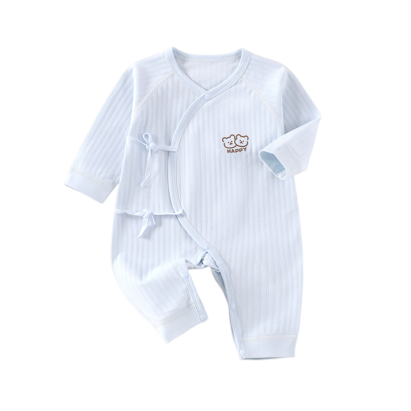 欧美婴儿衣服初生婴幼儿连体衣纯棉四季春秋满月百天宝宝哈衣和尚