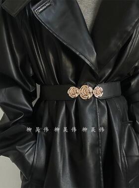 Nanushka女士Liano束腰风衣